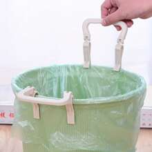 Plastic Garbage Bin Clip Trash Can Waste Basket Garbage Bin Clamp For Kitchen Bedroom Bathroom