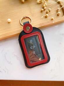 1 pieza Funda de protección para llave de coche con control remoto universal. Compacta, conveniente y fácil de llevar. Accesorio para llave de coche para mujer, mini billetera, monedero, billetera
