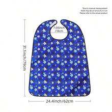 1pc/3pcs Extra Large & Wide Adult Bibs, Reusable Meal Protector Clothing Aprons For Elderly, Nursing Homes And Hospitals, Suitable For All Seasons - Multicolor - View 12