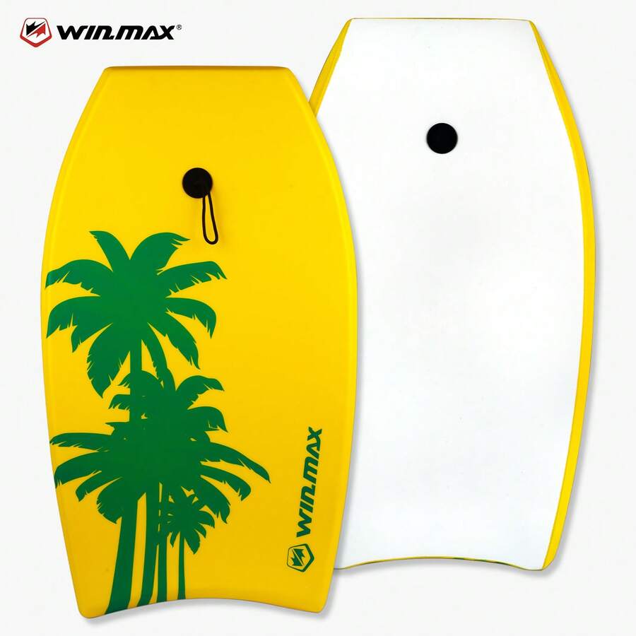 WIN.MAX [Professional Grade] 33" Bodyboard, HDPE High-Speed Bottom, Includes Anti-Loss Leash, Suitable For Surfing Training, Outdoor Sports, Beach Surfing Essential, Perfect For Swimwear - Multicolor - View 1