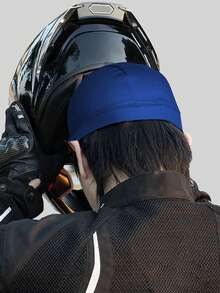 Musion Mesh Helmet Liner Absorb Sweat Skull Cap Quick-Dry Running Sport Beanie For Biker - Royal Blue - View 7