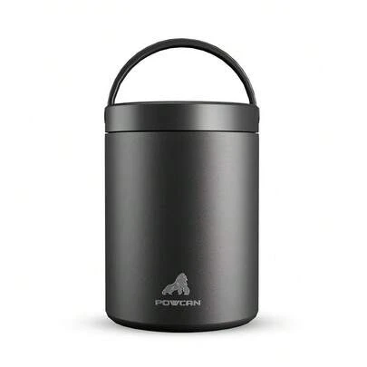 Pote térmico para alimentos com isolamento a vácuo de aço inoxidável de 32 oz | Garrafa térmica para alimentos quentes e frios, garrafa térmica de sopa à prova de vazamento de boca larga para adultos, 10 horas quente e 16 horas fria, pote de comida à prova de vazamento para escola, escritório, viagem, cozinha, presente de Natal