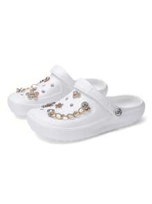HOEASE Exclusive Stylish Lightweight Clogs, EVA Soft Sole Non-Slip Breathable And Comfortable Leisure Garden Shoes And Beach Shoes, Personalized Customized Charms, For Home And Outing, For All Seasons