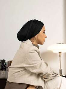 1 قطعة حجاب كلاسيكي أساسي أحادي اللون للنساء، 3 طرق مختلفة للارتداء متعدد الاستخدامات وعملي بنسيج مرن، قماش ناعم من المودال مريح وصحي للبشرة، مناسب للارتداء اليومي والرياضة وممارسة اليوغا