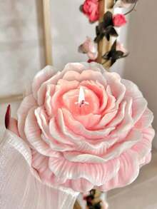 6.5" Extra Large Peony Flower Candle Silicone Mold DIY Flower Candle Resin Plaster Mould Candle Making Supplies Home Decoration Handmadle Gift - Multicolor - View 9