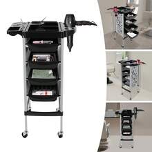 YUNRUX Storage Island & Carts - White - View 7
