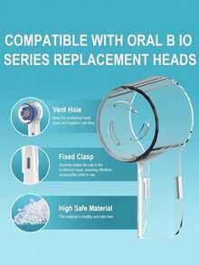 4pcs Portable Toothbrush Case And 4pcs Electric Toothbrush Head Covers, Toothbrush Storage Box For Traveling, Toothbrush Chopsticks Pencil Box, Dust-Proof Brushes Protector, Portable Toothbrush Heads Pod Case Protector Graduation - Multicolor - View 10