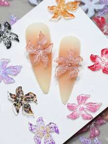 20Pcs/50Pcs/100Pcs /200Pcs Flower Nail Charm Jewelry Diy Art Y2K Style 3D Nail Art Decorations Nail Supplies Nails Nail Charms Nail Gems - Multicolor - View 3