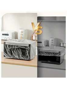 Big Dust Cover Household Appliances Extra Large Thickened Fan Rice Cooker Microwave Oven Universal Transparent Cover - Multicolor - View 5