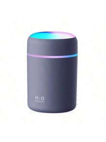 RAF Humidifier, USB Plug-In Mini Humidifier, 7-Color Light Source Humidifier, Can Be Added With Aromatherapy To Make An Aromatherapy Machine. Powered By USB, Dual Spray For Car And Home Use, Capacity 10.57oz/300ml (Without Essential Oil),Umidificador De Ar