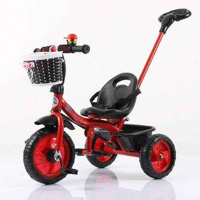 Shendy Vendy Triciclo Tipo Carreola Plegable Portatil Reclinable 2 En 1 Bicicleta de Equilibrio Para Niños Equilibrio Para Bebés Triciclo Infantil Coche de Equilibrio Deportivo Extraíble de Fácil Montaje con Pedales Entrenamiento de Equilibrio Portátil para 2-6 Años