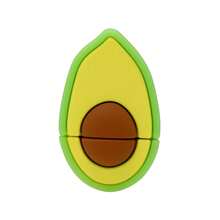 BIYETIMI 128GB Cartoon Fruit Shaped USB Flash Drive, Compatible With Phones And Computers. Also Available: 64GB USB 2.0 And 32GB Gift USB Drives - Green - View 3