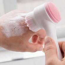 6pcs/Set Face Cleaning Tools - Includes Portable Headband + 2 Wrist Bands, Silicone Facial Cleansing Brush, Cleansing Pad + Dual-Head Face Mask Brush - Makeup Remover Puff - Travel Portable Facial Cleaning Kit - Suitable For Home Beauty Routines, Outdoor Travel, Ideal For Business Trips For Men And Women