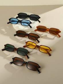 Occhiali ovali di stile boho alla moda per uomo, occhiali retrò alla moda per l'estate, le vacanze al mare e la spiaggia, accessorio di moda per uomo - Multicolore - Visualizzare 15