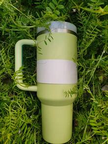 Double-Walled Vacuum Stainless Steel Insulated Cup, A 40-Ounce High-Quality Drinkware. It Is A Portable Insulated Cup, Travel Mug And Iced Coffee Cup. Suitable For Outdoor Camping, Hiking And Road Trips. It Is The Perfect Gift For Mother's Day, Birthdays And Anniversaries-Green - 綠色 - 查看 3