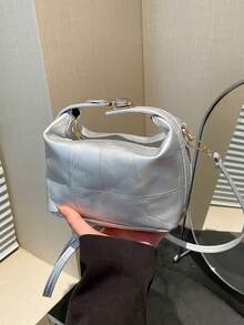 Large Capacity Handbag, Fashion Shoulder Bag, PU Material Party Messenger Bag