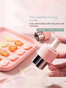 8pcs Stainless Steel Vegetable Cookie Cutter Mold Set, Fruit Imprint Mold, Chocolate Cutter, Cake Decorating Mold, Salad Maker, Baking Tools, Kitchen Gadgets, Cooking Accessories