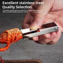 Stainless Steel Crawfish Peeler Tool Crawfish Sheller Seafood Tool For Home Kitchen Or Restaurant - Multicolor - View 5