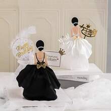 1pc Silhouette Cake Topper, Suitable For Party Occasions - Multicolor - View 2