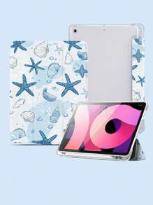 Ayotu Funda de océano compatible con Galaxy Tab/iPad, iPad 9ª/8ª/7ª generación de 10.2 pulgadas, nueva funda para iPad de 10ª generación, con activación/suspensión automática, cuatro esquinas antichoque