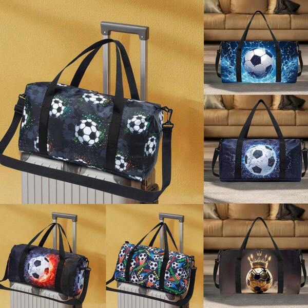 Elegant Travel Bag, Yoga Mat Bag, Gym Bag, Football Series / Sports Style, Suitable For Travel, Daily Carry, Fitness, Snow, Camping, Outdoor Activities
