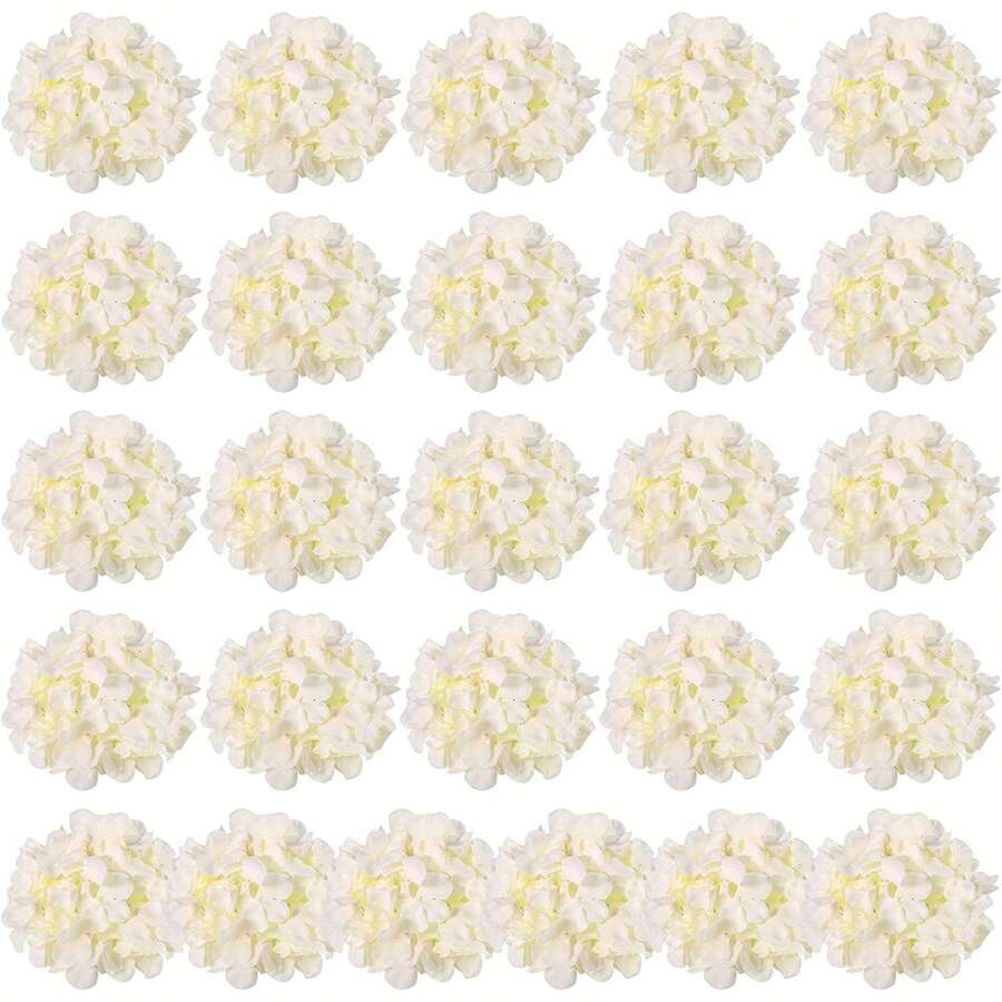 1/5/10/250支仿真绣球花 - 丝绸绣球花，仿真植物，适用于家居、餐厅、客厅、户外花园装饰、插花、摄影道具，可用于秋季、春季装饰，可插花、花墙装饰、花环、新娘捧花、婚礼装饰、DIY花环材料、生日派对装饰、家居装饰配件、情人节等场合。 - 乳白色 - 查看 1