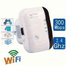 1 Ourlife 300Mbps Wireless Signal Booster, Supporting High-Speed 2.4G Wireless Network, Suitable For Home Enhanced Range Routers, Power Supply, US Plug, Not Waterproof - 彩色 - 查看 6
