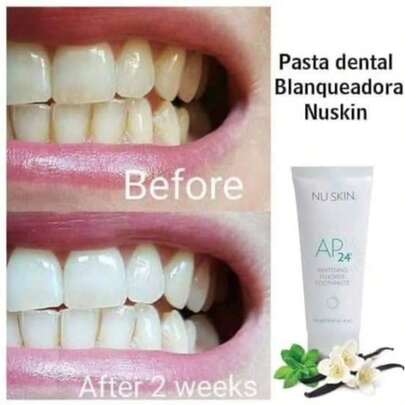AP 24 Pasta Dental NU SKIN "Sonríe con Confianza: Dientes Más Blancos desde la Primera Semana"  "AP 24: El Secreto Mejor Guardado para una Sonrisa de Impacto"  "Despídete de las Manchas, Hola Sonrisa Radiante"  "Blanquea Sin Dañar: Descubre la Magia de AP 24"  "Tu Nueva Pasta Favorita: Sin Peróxidos, Con Resultados Reales"Sonrisa de Celebridad en 7 Días! Solo con AP 24"  "¡Últimas Unidades! La Pasta que Todos Están Comprando"  "Dientes Más Blancos sin Sensibilidad – ¡Pruébala Hoy!"  "No Es Magia, Es Ciencia: AP 24 Blanqueadora"