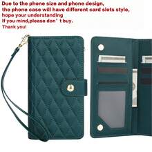 PU 仿皮翻盖保护壳 兼容 、Galaxy 兼容 Pixel 兼容 OPPO 兼容 Sony Xperia 兼容 Redmi - 墨綠色 - 查看 68