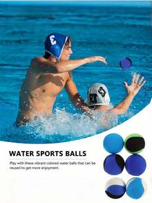 Water Bouncing Ball Jumping Ball Swimming Pool Surf Ball Beach Ball For Holiday Party Favor Party, Beach Essentials, Beach Accessories, Pool Float - Multicolor - View 2
