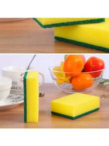 18/36 Pieces. Dishwashing Sponge, Dual-Sided Cleaning Brush For Kitchen, All-Purpose Cleaning Cloth, Brush For Pots And Pans, Sponge Block For Household Dishwashing, Cloth For Washing Dishes