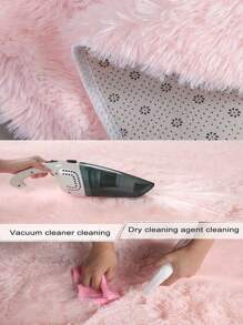 1 pièce, Tapis de zone doux pour chambre à coucher moelleux, tapis moelleux antidérapant à poils longs et doux pour le chevet, tapis de salon tie-dye pour filles enfants bébé adolescent dortoir décoration maison, tapis de chambre à coucher salon nurserie décoration de pièce