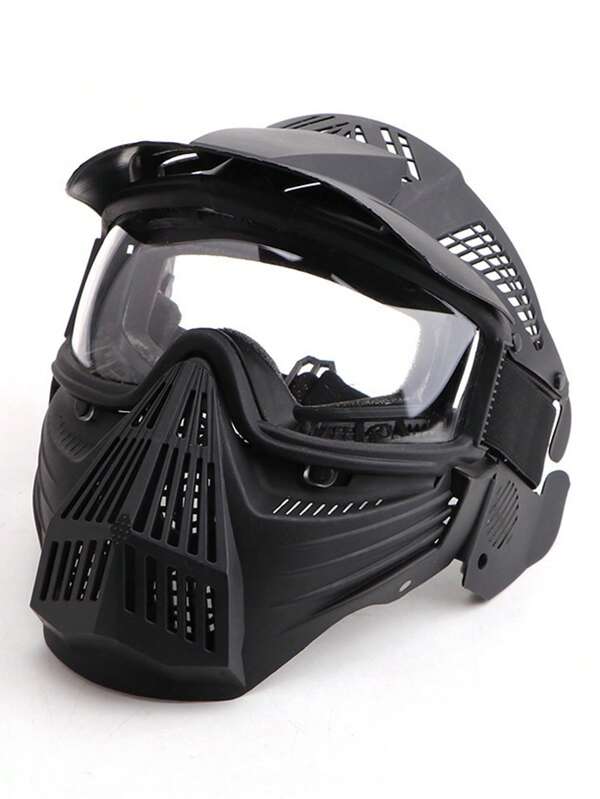 1 Stück multifunktionale, winddichte, stoßfeste Outdoor-Gesichtsmaske, Jagd-/Fahrrad-Windbreaker mit Einknopfschalter