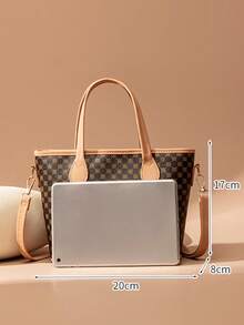Women's Bag New Fashion Tote Bag Shoulder Bag Retro European And American Women's Handbag - Multicolor - View 3