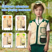 Children Outdoor Adventure Costume Set, Pretend Play Role-Playing Outfit, Suitable For Boys & Girls Above 3 Years Old, Great For Birthday, Party, Holiday And Children's Day Gift