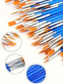 10pcs Fine Detail Painting Brush Art Craft Brush Set-Gifts For The Start Of School Season,Back To School,School Supplies