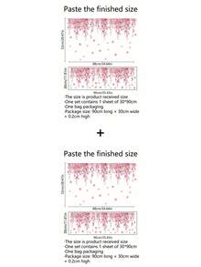 1 件粉色花藤樱花墙贴，适用于客厅卧室家居装饰，贴纸，墙贴花，乙烯基贴花，用于家居装饰，春季装饰品让您的家焕然一新，Rama 装饰贴纸 - 粉色 - 查看 14