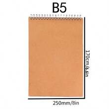 Premium Art Sketchbook, Essential For Drawing, Writing, Creativity, Spiral Bound, 80 Pages Per Book, Great Gift For Back To School (Pay Attention To Size When Purchasing),Back To School,School Supplies - Single Piece - View 10