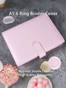 1Set (1Pc Casing+25Pcs Inner Pages)/Only 25Pcs Replace Inner Pages/Only 50Pcs Replace Inner Pages - A5 Photocard Binder With 25 Pages 4-Pocket Card Collector Album With 200 Card Slots PU Leather Cover Organizing Cards - Multicolor - View 9