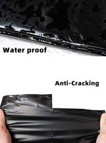 50 opakowań czarnych torebek wysyłkowych z polietylenu - super wytrzymały materiał PE, samoprzylepny klej, wodoodporny, krawędzie, bardzo duży rozmiar do pakowania hurtowego na powrót do szkoły