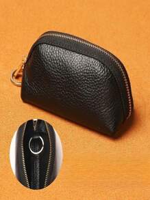 2025 New Fashionable Large Capacity Card Case & Key Holder, Genuine Soft Leather Wallet, Suitable For Car Key, PU Leather Purse