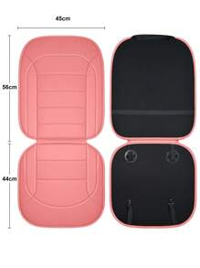 1pc Car Front Seat Cushion Integrated Seat Cover All Seasons Universal Fits Most Cars(18*40inch)