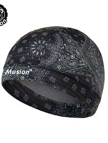 Musion Quick Dry Helmet Inner Skull Cap Elastic 4-Way Stretch Cycling Beanie Motorcycle Deodorant Helmet Liner Odor Proof Balaclava