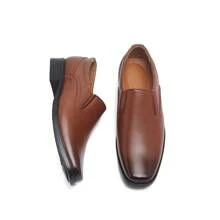 1 pereche de pantofi de afaceri pentru bărbați, de birou, de nuntă, de petrecere, pantofi de rochie formali, potriviti pentru toate anotimpurile