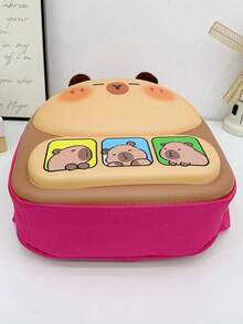 Eggshell Capybara Small Backpack, Lightweight And Cute School Bag For Girls And Boys - A - View 6