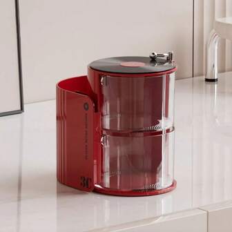 Organizador de 2 Niveles para Maquillaje con 3 compartimientos