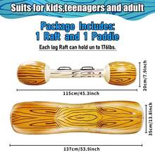 Juego de 2/4 piezas, set de batalla hinchable para piscina: combinación duradera de bote e remo, flotante hinchable, adecuado para emocionantes deportes acuáticos, juegos hinchables de verano para la playa y piscina, equipo de remo flotante para adultos, accesorios de fiesta para adultos - diversión perfecta de verano, apto para fiestas en piscina mayores de 14 años - 2 unids/set - Ver 7