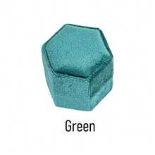 Personalized Velvet Double Slots Ring Box, Custom Name Wedding Ring Box, Engagement Hexagonal Ring Box, Wedding Proposal Ring Box, Multi-Functional, Ornamental, Reusable, Exquisite, Stylish, Colorful, Modern, Custom, Personalized, Unique, Ideal Gifts For Her, Boyfriend, Dad, Girlfriend, Mom, Family, Friends, Tea Room, Home, Garden, Office, For Anniversaries - Multicolor - View 18