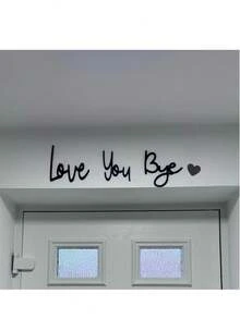 Bộ 5/10 tấm bảng gỗ trang trí "Anh yêu em, Tạm biệt", thích hợp để trang trí cửa, nhà, cửa sổ và tường, quà tặng Giáng sinh, Ngày lễ tình nhân, đám cưới, Lễ Tạ ơn. - Nhiều màu - Xem 7