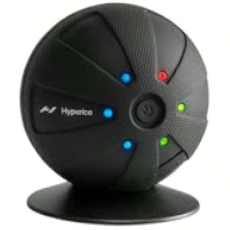 Hypersphere Go Vibrating Massage Ball For Muscle Rvery Myofascial Release And Pain Relief - Portable Fitn Massager Perfect - Black - View 1